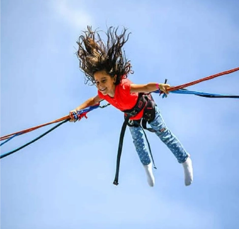 Bungee Trampoline Activity in PuneThird slide